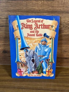 The Legend of King Arthur and the Round Table Pop-Up Book Vintage 1987 Bonanza - Foto 1 di 3