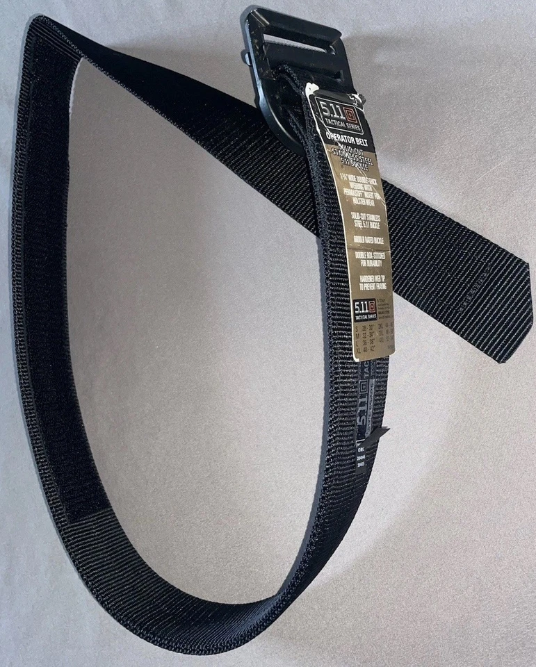 Пояс тактического оператора 511 1,75 дюйма большой черный 5,11 сверхпрочный мужской маленький (28–30) - Изображение 1 из 4