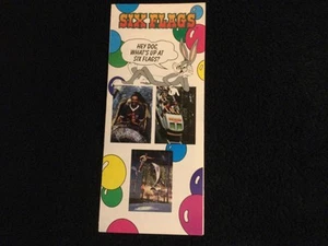 SECHS FLAGGEN ÜBER GEORGIEN 1985 BROSCHÜRE Looney Tunes Theater Looping Raumschiff - Bild 1 von 4