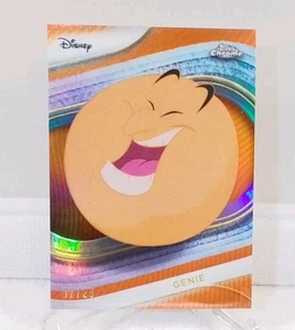 2025 Topps Chrome Disney Genie Image Variation IV Orange Refractor 17/25 - Picture 1 of 3