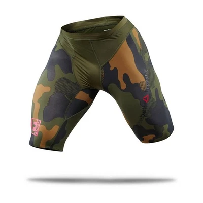 Reebok Crossfit Men's (Camo) CNTRL Speedwick Perfor. Compression Shorts Z80210 - Image 1 of 4