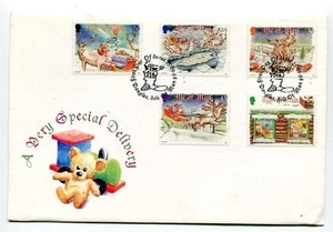 D25586 Christmas 1998 FDC Isle of Man - Picture 1 of 1