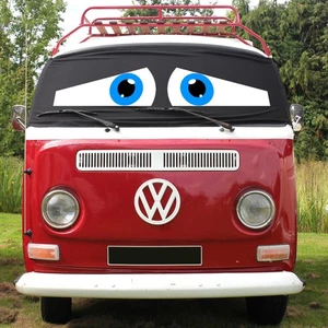 VW Transporter T2 Windscreen Curtain Wrap Screen Cover Blind Eyes - Picture 1 of 21