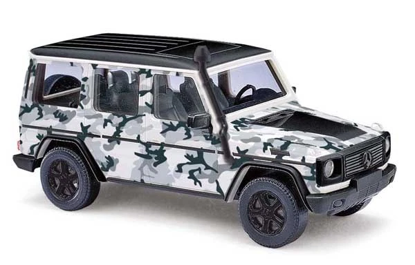 Busch 51423 HO Scale 1990 Mercedes-Benz G-Klasse SUV - Assembled - Crazy in Gray - Image 1 of 1
