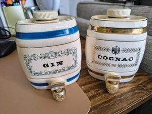 Botellas de jarra de ginebra y coñac vintage Wade Royal Victoria años 70 - Imagen 1 de 4