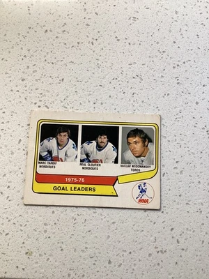 1976-77 OPC WHA - #1 Goal Leaders VG/VG+ - Image 1 of 2