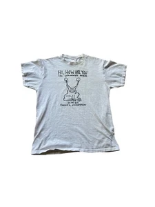 VTG Daniel Johnston Hi, How Are You Concert T Shirt 2000s Size Medium - Picture 1 of 3
