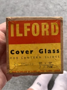 Ilford Coperchio Vetro Per Lanterna Scivoli 24 Fogli 2 3/4 In X 2 3/4 In Sigillato - Foto 1 di 6