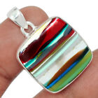 Synthetic Surfite Surfboard 925 Sterling Silver Pendant Jewelry CP24786