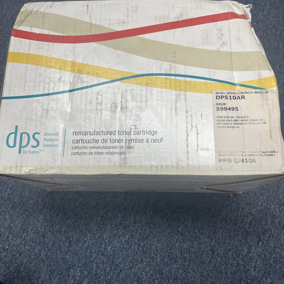 Cartucho de toner compatível HP LaserJet 2300 Q2610A preto - Imagem 1 de 3