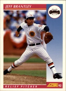 1992 Score #157 Jeff Brantley - NM - Picture 1 of 2