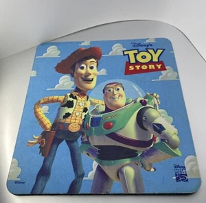 TOY STORY MOUSE PAD Disney Toy Story Woody and Buzz Lightyear VINTAGE Mouse Pad - Picture 1 of 3