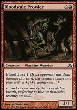 1x FOIL Bloodscale Prowler Guildpact MtG Magic Red Common 1 x1 Card Cards