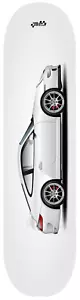 Car Art 997 Skateboard Deck 7-ply canadian hard rock maple wall art gt3 white 1 - Picture 1 of 3