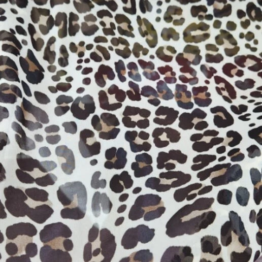 Tela de leopardo 58" con estampado de moda de gasa por yarda Foto 1 de 1