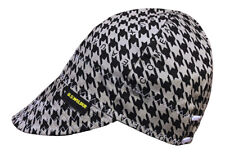 US WELDER Welding Caps Black Gray Houndstooth Reversible by Comeaux Supply