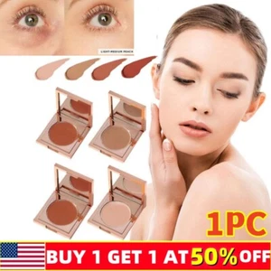 Corrector debajo de los ojos corrector de ojos CC de arcilla de colores corrector de ojos y cepillo - Imagen 1 de 16