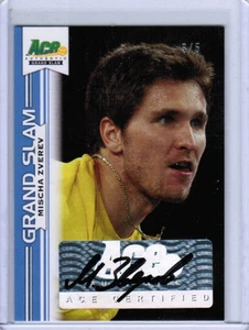 2013 ACE AUTHENTIC GRAND SLAM MISCHA ZVEREV BA-MZ1 BLUE #3/5 AUTOGRAPH AUTO - Bild 1 von 1