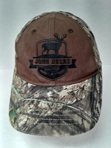 Rare Youth John Deere Since1837 Camouflage Strap Back Hat - Picture 1 of 7