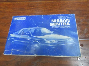 Nissan Sentra, 1987, Glovebox Factory Owners Manual Handbook - Bild 1 von 6