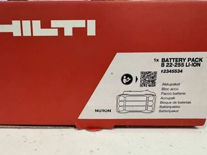 New HILTI NURON System Heavy Duty Nuron B 22-255 Model Li-Ion 22 Ah Battery Pack - Picture 1 of 6
