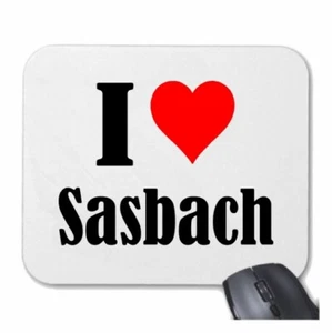 MOUSEPAD Mauspad I Love Sasbach Ich Liebe Sasbach - Bild 1 von 1