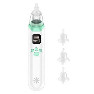 Aspirador nasal eléctrico infantil con 3-marcha ajustable nasal más claro blanco - Imagen 1 de 7