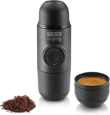 WACACO Minipresso GR Portable Espresso Machine Small Travel Manual Coffee Maker - Image 1 of 4