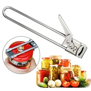 Adjustable Stainless Steel Can Jar Kitchen Tool Lid Bottle Opener Multifunction - Picture 1 of 5