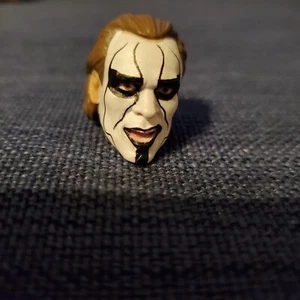Jazwares AEW Sting (boca abierta) cabeza esculpida accesorio de pieza de forraje personalizado - Imagen 1 de 1