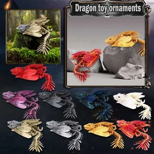 Feathered Wyvern Dragon, 3D Printed Dragon, Articulated Dragon,Dragon, 3D - Picture 1 of 39