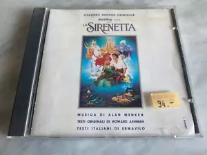 CD OST DISNEY "LA SIRENETTA" ALAN MENKEN COLONNA SONORA ED. VENDITA ITALIA - Foto 1 di 3