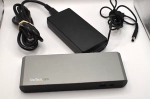 StarTech TB3DOCK2DPPD Thunderbolt 3 Dual-4K Docking Station W/ AC Adapter - Picture 1 of 2