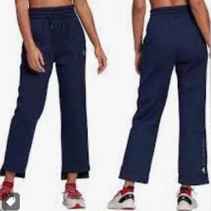 ADIDAS X STELLA MCCARTNEY Navy Blue Logo Print Track Pants M - Picture 1 of 10