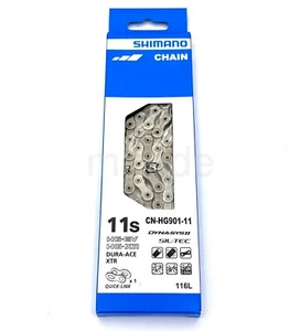 Shimano CN-HG901-11 11-speed 116L XTR / Dura Ace / E-Bike w/Quick-Link Chain NIB - Picture 1 of 10