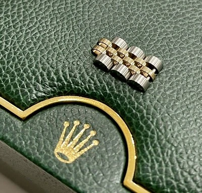 Authentic 1 ROLEX Datejust LINK For 26mm 69173 79173 18K Yellow Gold /SS Jubilee - Image 1 of 4