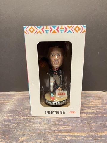 Dejounte Murray Bobblehead San Antonio Spurs NBA New In Box HEB Atlanta Hawks Cover