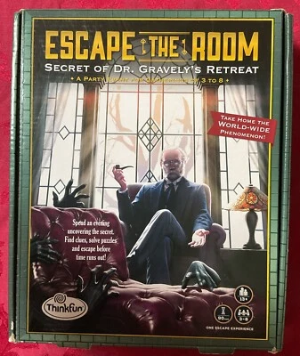 Escape The Room "Secret of Dr Gravely's Retreat" by ThinkFun , Board Game - Image 1 of 4
