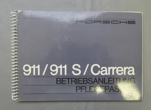 NOS 1975 Porsche 911 911S Carrera Driver's Manual - Betriebsanleitung - German - Bild 1 von 14