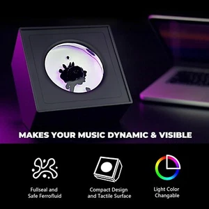 Portable Visual Music Dancing Ferrofluid Lamp: Portable Music Visualizer - Picture 1 of 2