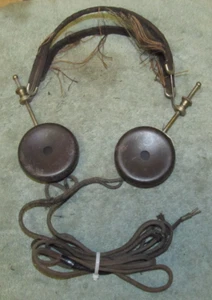 Antique Set Of Radio Headphones, Brandes + Superior Matched Tone #61 - Picture 1 of 3