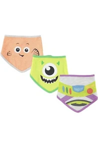 Mickey Mouse 3-Pack Baby Bibs - Picture 1 of 3