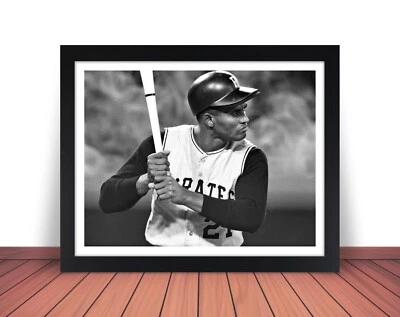 Fotografía enmarcada de ROBERTO CLEMENTE PIRATAS DE PITTSBURGH - 8x10 u 11x14 (WB1) Foto 1 de 4