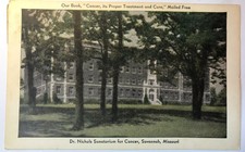 Savannah MO Dr Nichols Sanitarium Cancer Rare 1 Cent Washington Right Stamp