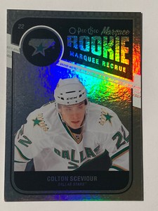 2011-12 O-Pee-Chee Marquee Rookie COLTON SCEVIOUR Rainbow Foil Card# 588