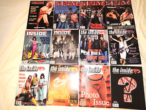 Inside Official Van Halen Fan Club Magazines 12 issues Including Premiere Issue