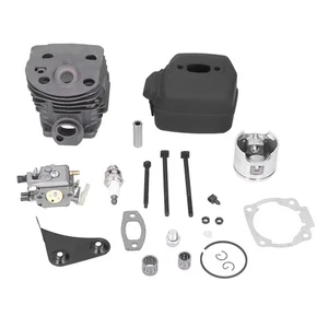 46mm Cylinder Piston Carburetor Spark Plug Gasket Set Replacement Fit For - Picture 1 of 22