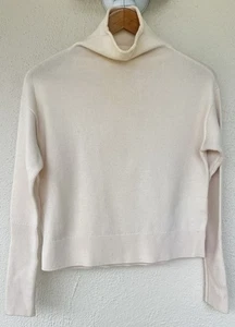 Wilfred Aritzia Cream Merino Wool Mock Neck Sweater Size XS Minimalist Capsule - Bild 1 von 6