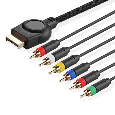 PS2 Component Cable Premium YPbPr Component Video Cable RCA AV for PS2 PS3 - Image 1 of 4