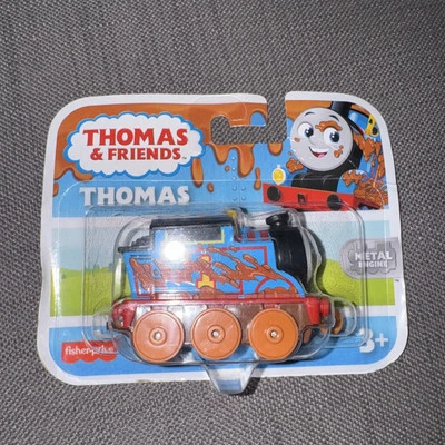 Motor de metal pequeño Thomas & Friends, Thomas con salpicaduras de barro - Nuevo Foto 1 de 3
